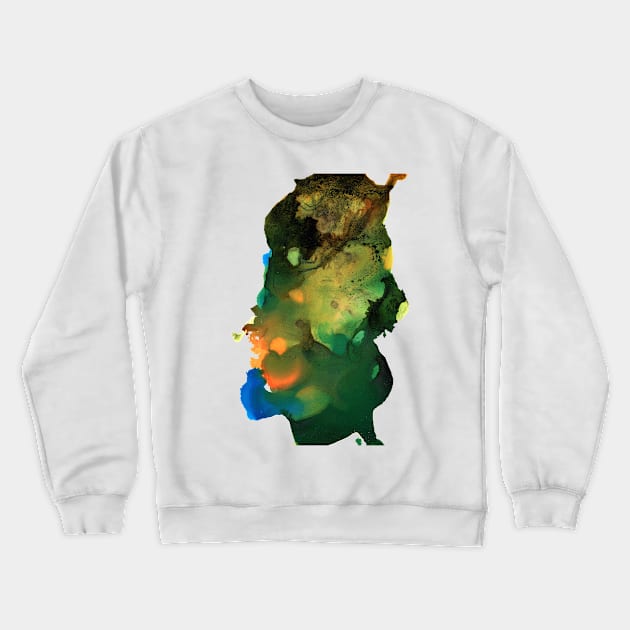 swamp ink Crewneck Sweatshirt by Newtegan